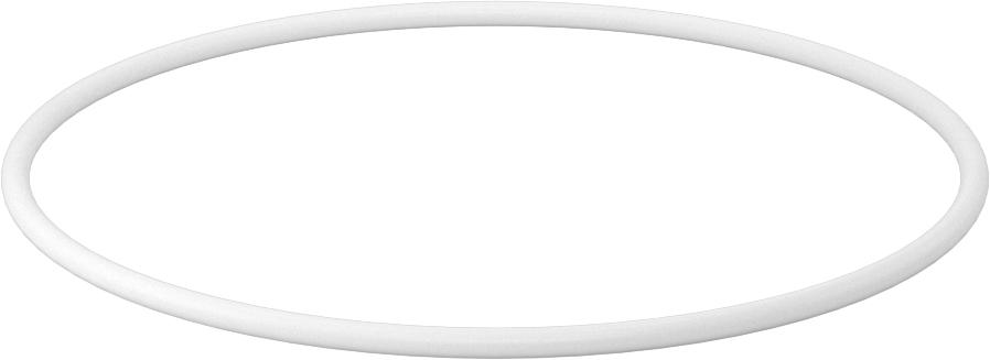 Yumuşak Viton® Floroelastomer O-Ring, FDA Uyumlu, 1/8 Kesirli Genişlik, Dash Numarası 248