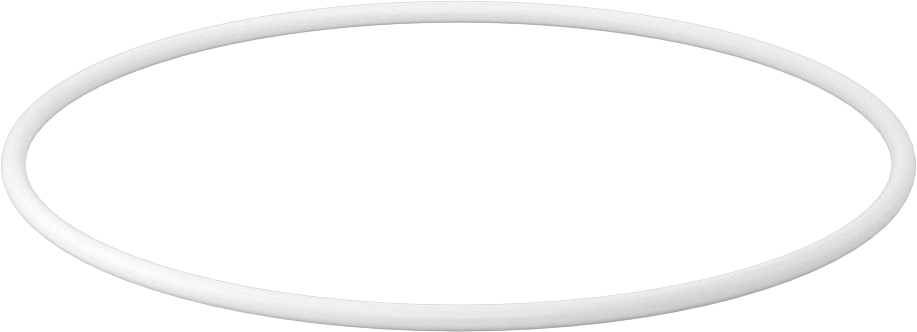 Yumuşak Viton® Floroelastomer O-Ring, FDA Uyumlu, 1/8 Kesirli Genişlik, Dash Numarası 251