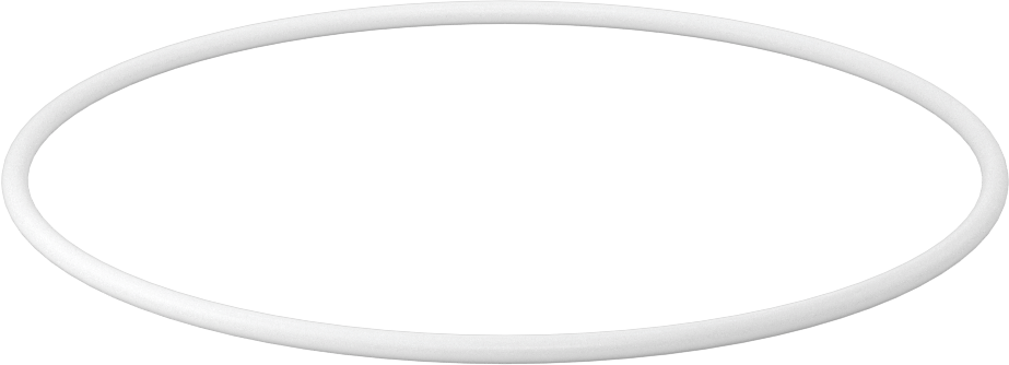 Yumuşak Viton® Floroelastomer O-Ring, FDA Uyumlu, 1/8 Kesirli Genişlik, Dash Numarası 252