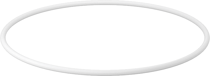 Yumuşak Viton® Floroelastomer O-Ring, FDA Uyumlu, 1/8 Kesirli Genişlik, Dash Numarası 254