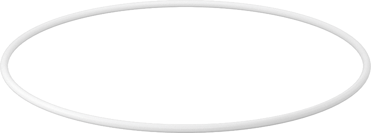 Yumuşak Viton® Floroelastomer O-Ring, FDA Uyumlu, 1/8 Kesirli Genişlik, Dash Numarası 261