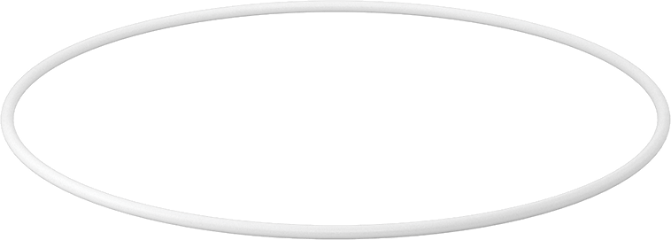 Yumuşak Viton® Floroelastomer O-Ring, FDA Uyumlu, 1/8 Kesirli Genişlik, Dash Numarası 263