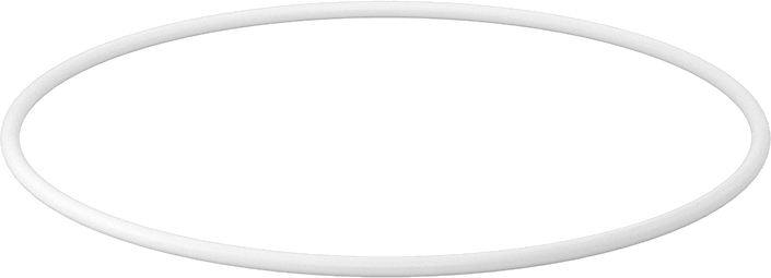 Yumuşak Viton® Floroelastomer O-Ring, FDA Uyumlu, 1/8 Kesirli Genişlik, Dash Numarası 255