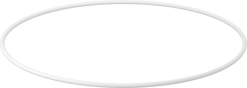 Yumuşak Viton® Floroelastomer O-Ring, FDA Uyumlu, 1/8 Kesirli Genişlik, Dash Numarası 268