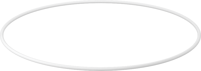 Yumuşak Viton® Floroelastomer O-Ring, FDA Uyumlu, 1/8 Kesirli Genişlik, Dash Numarası 269