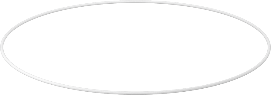 Yumuşak Viton® Floroelastomer O-Ring, FDA Uyumlu, 1/8 Kesirli Genişlik, Dash Numarası 279