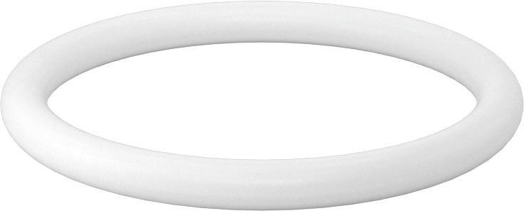 Yumuşak Viton® Floroelastomer O-Ring, FDA Uyumlu, 3/16 Kesirli Genişlik, Dash No. 329