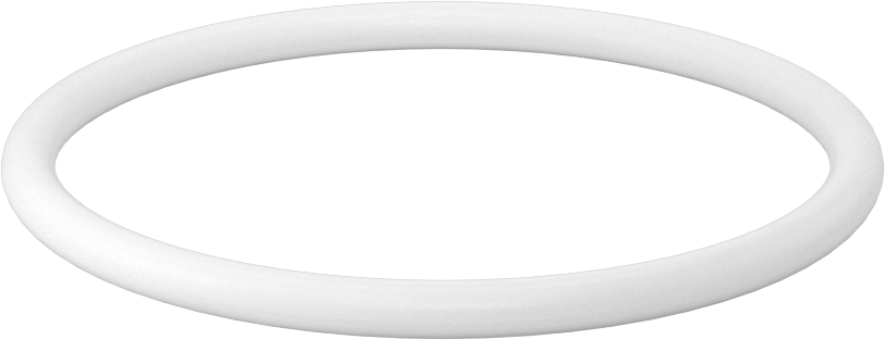 Yumuşak Viton® Floroelastomer O-Ring, FDA Uyumlu, 3/16 Kesirli Genişlik, Dash No. 338