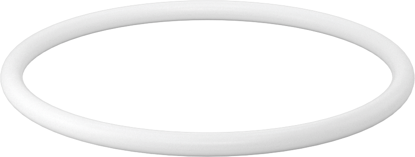 Yumuşak Viton® Floroelastomer O-Ring, FDA Uyumlu, 3/16 Kesirli Genişlik, Dash No. 342