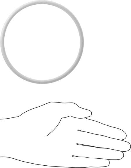 Yumuşak Viton® Floroelastomer O-Ring, FDA Uyumlu, 3/16 Kesirli Genişlik, Dash No. 347