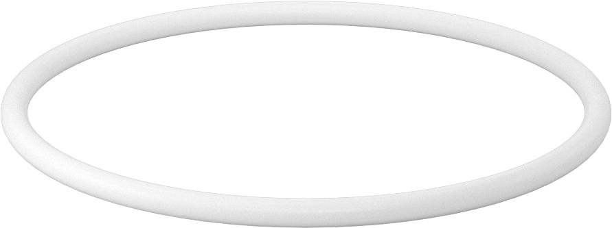 Yumuşak Viton® Floroelastomer O-Ring, FDA Uyumlu, 3/16 Kesirli Genişlik, Dash No. 349