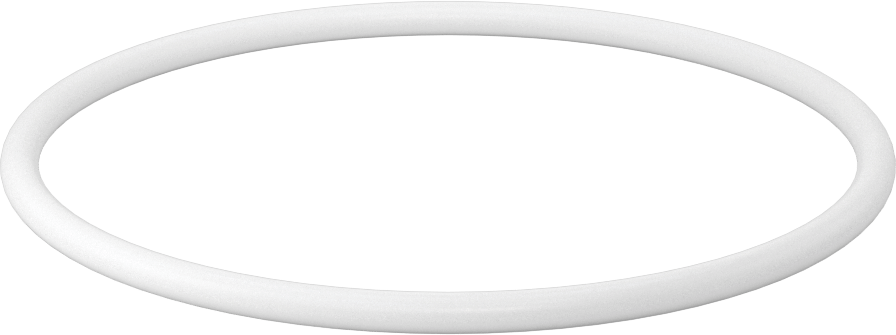 Yumuşak Viton® Floroelastomer O-Ring, FDA Uyumlu, 3/16 Kesirli Genişlik, Dash No. 350