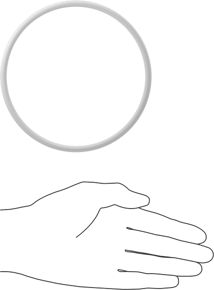 Yumuşak Viton® Floroelastomer O-Ring, FDA Uyumlu, 3/16 Kesirli Genişlik, Dash No. 351