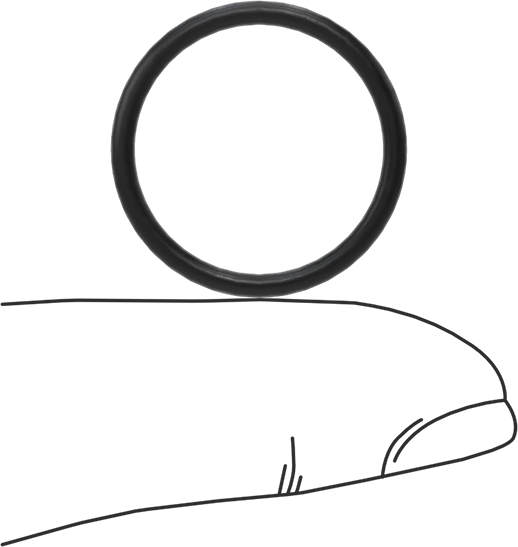 Ultra Kimyasala Dayanıklı DuPont Kalrez 6230 O-Rings, Yüksek Saflıkta, 1/16 Kesirli Genişlik, Dash Numarası 018