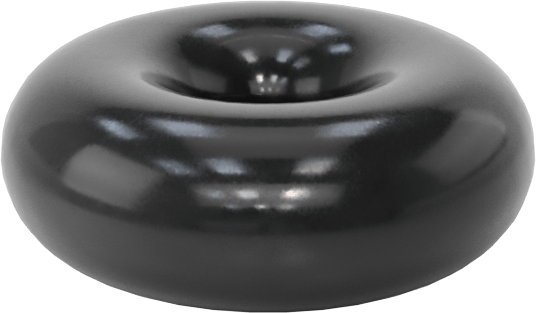 Kimyasala Dayanıklı Viton® Floroelastomer O-Ring, Süper Esnek, 1/32 Kesirli Genişlik, Dash No. 001