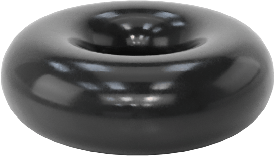 Kimyasala Dayanıklı Viton® Floroelastomer O-Ring, Süper Esnek, 1/16 Kesirli Genişlik, Dash No. 003