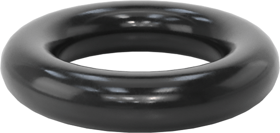 Kimyasala Dayanıklı Viton® Floroelastomer O-Ring, Süper Esnek, 1/16 Kesirli Genişlik, Dash No. 009