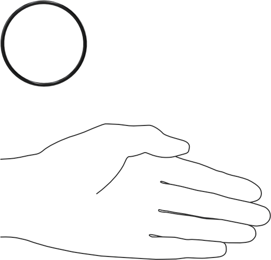 Kimyasala Dayanıklı Viton® Floroelastomer O-Ring, Süper Esnek, 3/32 Kesirli Genişlik, Dash No. 138