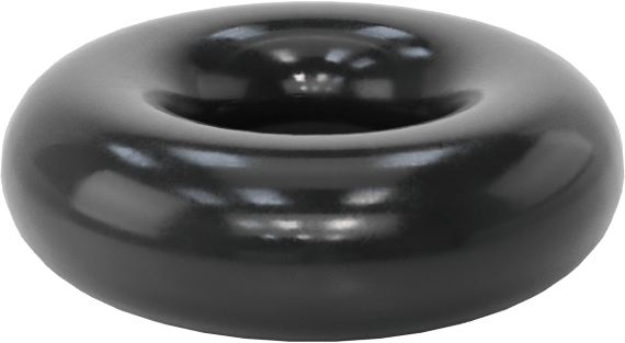 Kimyasala Dayanıklı Viton® Floroelastomer O-Ring, Süper Esnek, 1/8 Kesirli Genişlik, Dash No. 201