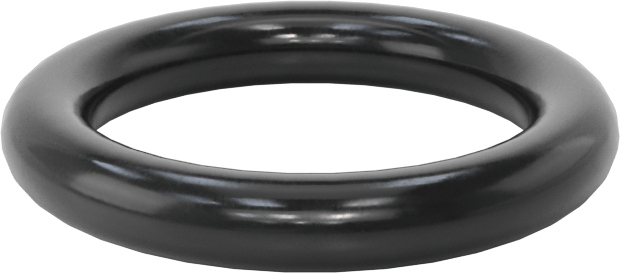 Kimyasala Dayanıklı Viton® Floroelastomer O-Ring, Süper Esnek, 1/8 Kesirli Genişlik, Dash No. 209