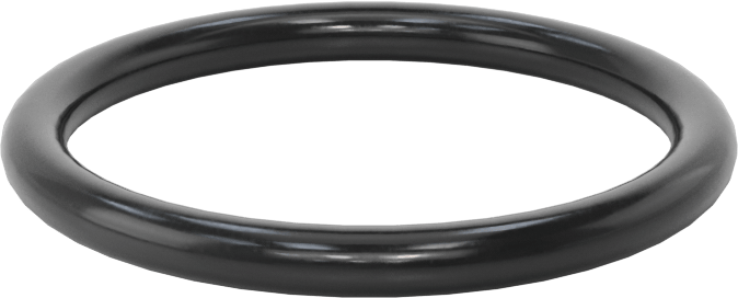 Kimyasala Dayanıklı Viton® Floroelastomer O-Ring, Süper Esnek, 1/8 Kesirli Genişlik, Dash No. 219