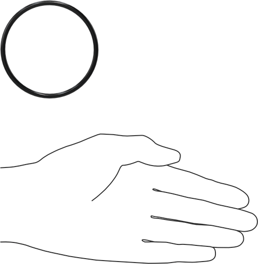 Kimyasala Dayanıklı Viton® Floroelastomer O-Ring, Süper Esnek, 1/8 Kesirli Genişlik, Dash No. 230