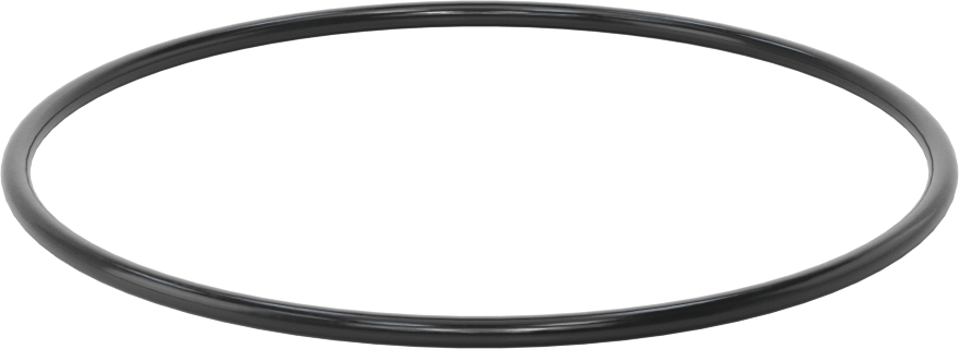 Kimyasala Dayanıklı Viton® Floroelastomer O-Ring, Süper Esnek, 1/8 Kesirli Genişlik, Dash No. 245