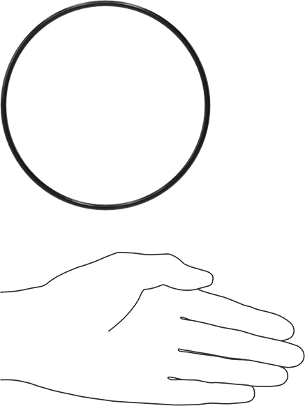 Kimyasala Dayanıklı Viton® Floroelastomer O-Ring, Süper Esnek, 1/8 Kesirli Genişlik, Dash No. 248