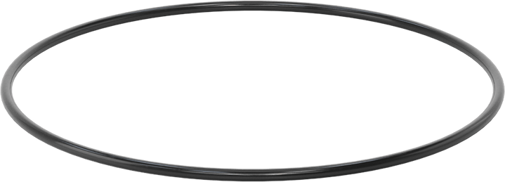 Kimyasala Dayanıklı Viton® Floroelastomer O-Ring, Süper Esnek, 1/8 Kesirli Genişlik, Dash No. 258