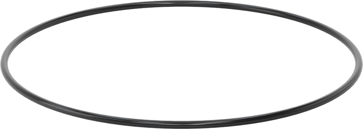 Kimyasala Dayanıklı Viton® Floroelastomer O-Ring, Süper Esnek, 1/8 Kesirli Genişlik, Dash No. 261