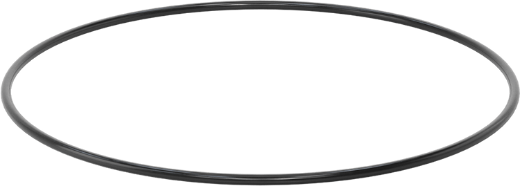 Kimyasala Dayanıklı Viton® Floroelastomer O-Ring, Süper Esnek, 1/8 Kesirli Genişlik, Dash No. 262