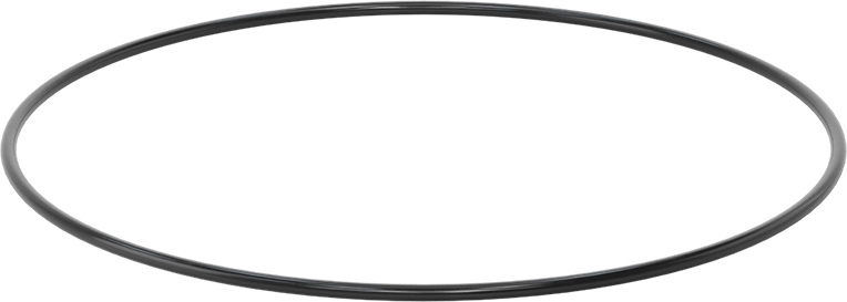 Kimyasala Dayanıklı Viton® Floroelastomer O-Ring, Süper Esnek, 1/8 Kesirli Genişlik, Dash No. 264