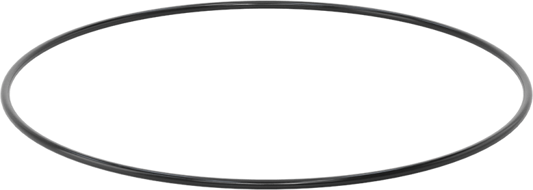 Kimyasala Dayanıklı Viton® Floroelastomer O-Ring, Süper Esnek, 1/8 Kesirli Genişlik, Dash No. 266