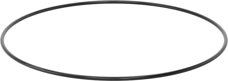 Kimyasala Dayanıklı Viton® Floroelastomer O-Ring, Süper Esnek, 1/8 Kesirli Genişlik, Dash No. 268