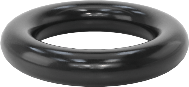 Kimyasala Dayanıklı Viton® Floroelastomer O-Ring, Süper Esnek, 3/16 Kesirli Genişlik, Dash No. 314