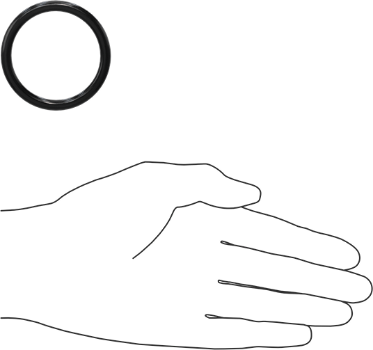 Kimyasala Dayanıklı Viton® Floroelastomer O-Ring, Süper Esnek, 3/16 Kesirli Genişlik, Dash No. 327