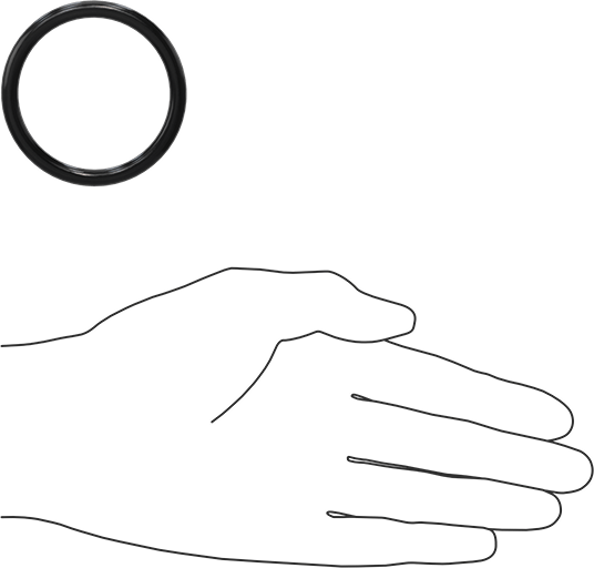 Kimyasala Dayanıklı Viton® Floroelastomer O-Ring, Süper Esnek, 3/16 Kesirli Genişlik, Dash No. 328