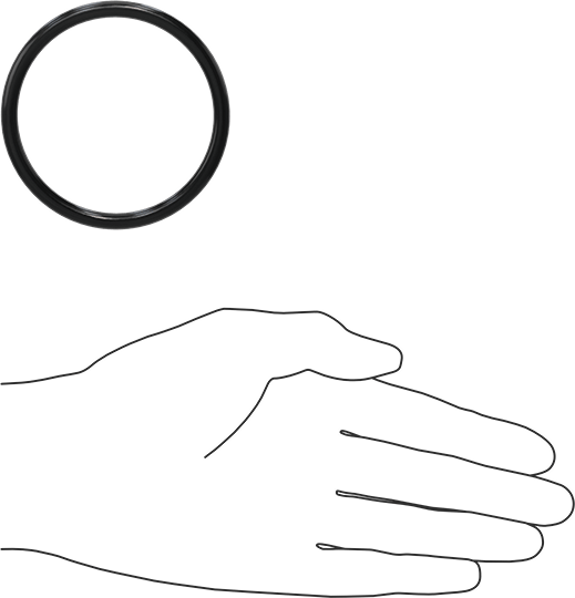 Kimyasala Dayanıklı Viton® Floroelastomer O-Ring, Süper Esnek, 3/16 Kesirli Genişlik, Dash No. 333