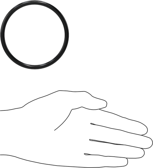 Kimyasala Dayanıklı Viton® Floroelastomer O-Ring, Süper Esnek, 3/16 Kesirli Genişlik, Dash No. 336