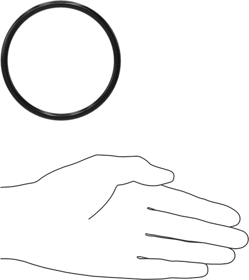 Kimyasala Dayanıklı Viton® Floroelastomer O-Ring, Süper Esnek, 3/16 Kesirli Genişlik, Dash No. 338