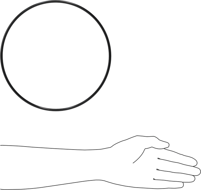 Kimyasala Dayanıklı Viton® Floroelastomer O-Ring, Süper Esnek, 3/16 Kesirli Genişlik, Dash No. 372