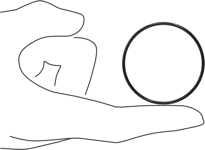 Kimyasala Dayanıklı Viton® Floroelastomer O-Ring, Süper Esnek, 1/16 Kesirli Genişlik, Dash No. 031