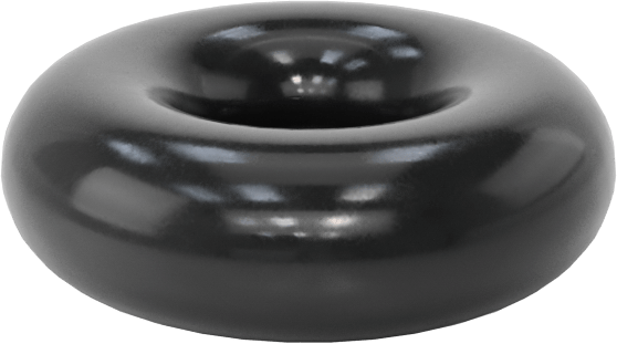 Kimyasala Dayanıklı Viton® Floroelastomer O-Ring, Süper Esnek, 3/32 Kesirli Genişlik, Dash No. 104