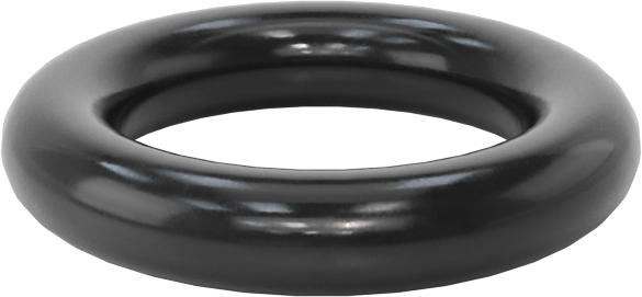 Kimyasala Dayanıklı Viton® Floroelastomer O-Ring, Süper Esnek, 3/32 Kesirli Genişlik, Dash No. 110