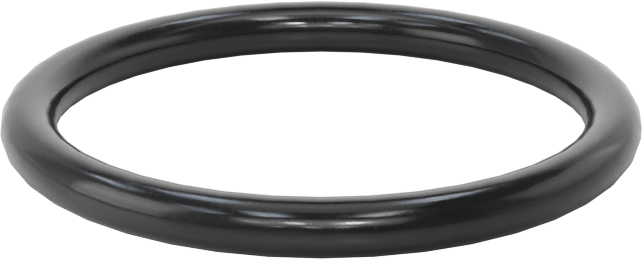 Kimyasala Dayanıklı Viton® Floroelastomer O-Ring, Süper Esnek, 3/32 Kesirli Genişlik, Dash No. 120