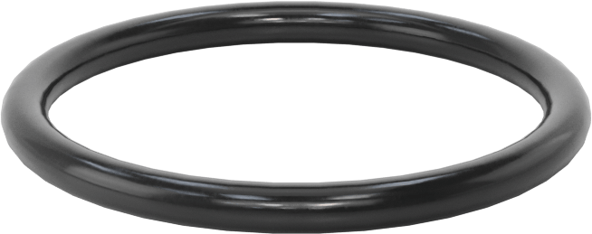 Kimyasala Dayanıklı Viton® Floroelastomer O-Ring, Süper Esnek, 3/32 Kesirli Genişlik, Dash No. 122