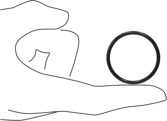 Kimyasala Dayanıklı Viton® Floroelastomer O-Ring, Süper Esnek, 3/32 Kesirli Genişlik, Dash No. 125