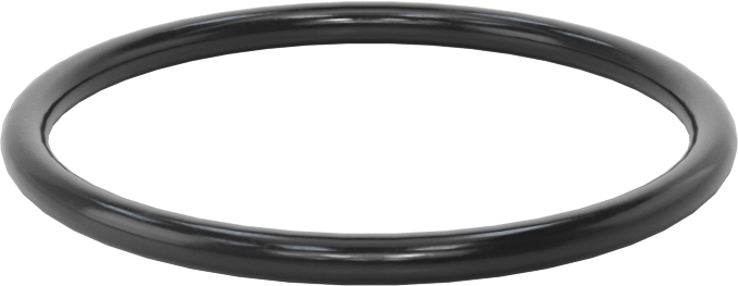 Kimyasala Dayanıklı Viton® Floroelastomer O-Ring, Süper Esnek, 3/32 Kesirli Genişlik, Dash No. 127