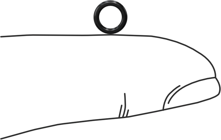 Suya ve Buhara Dayanıklı EPDM O-Ring, 1 mm Genişlik, 4 mm İç Çap