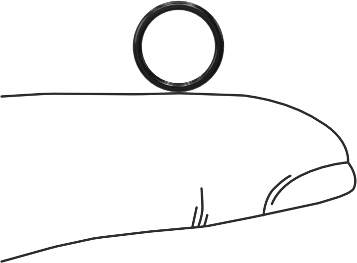 Suya ve Buhara Dayanıklı EPDM O-Ring, 1 mm Genişlik, 8 mm İç Çap